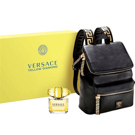 versace backpack parfum seat|Versace backpack gift with purchase.